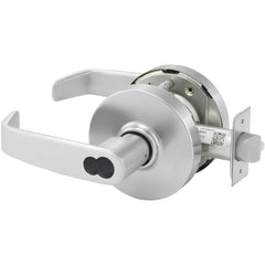 Lever Locksets; Lockset Type: Fail Secure Cylindrical Lock; Key Type: Keyed Different; Back Set: 2-3/4; Cylinder Type: Less Core; Material: Stainless Steel; Door Thickness: 1-3/4 to 2; Finish: Satin Chrome