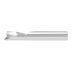 Corner Chamfer End Mill: 10.00 mm Dia, 55.00 mm LOC, 1 Flute, 0.08 mm Chamfer Width, Solid Carbide