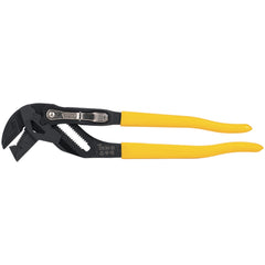 Tongue & Groove Pliers; Maximum Capacity (Inch): 2; Joint Type: Lay-On Slip Joint; Type: Plier Wrench; Jaw Style: V-Jaw; Overall Length Range: 10.0000 in & Larger; Side Cutter: No; Handle Type: Dipped