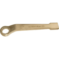 Slogging Box End Wrench: 2-1/4", 12 Point, Single End