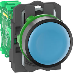 Wireless Pushbutton Systems; Type of Receiver: Non-Programmable; Operation Type: Maintained (MA); Color: Blue; Material: Plastic; Action: Maintained