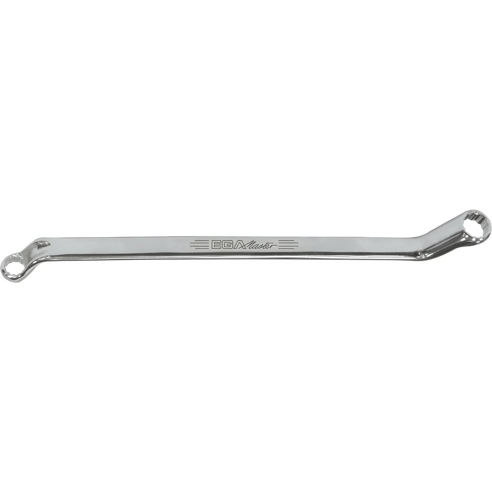 Offset Box End Wrench: 1-1/8 x 1-1/4", 12 Point, Double End