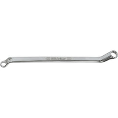 Offset Box End Wrench: 1-1/16 x 1-1/8", 12 Point, Double End