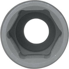 Impact Socket: 1/2" Drive, 15/16" Socket, Hex Drive