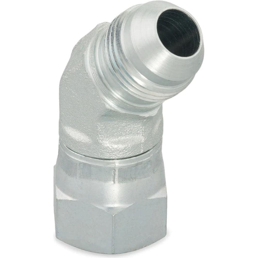 Hydraulic Hose Swivel Nut Elbow: 0.375" OD