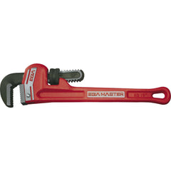 Pipe Wrenches; Wrench Type: Heavy-Duty Pipe; Maximum Pipe Capacity (Inch): 3; Overall Length (Inch): 24; Overall Length (mm): 600.0000; Material: Ductile Iron, Alloy Steel, Chromium-Vanadium Steel; Jaw Texture: Serrated