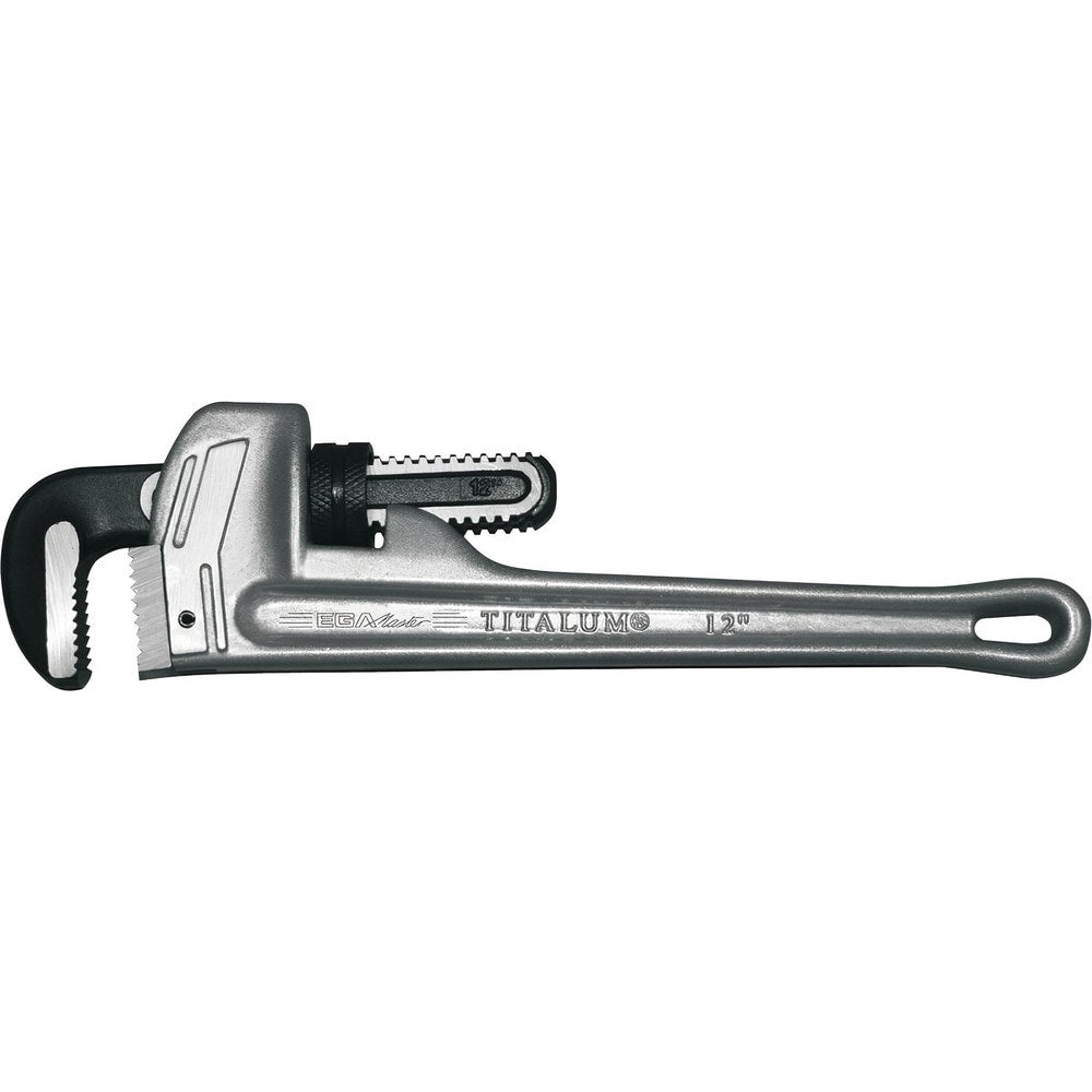 Pipe Wrenches; Wrench Type: Pipe Wrench; Maximum Pipe Capacity (Inch): 2-1/2; Overall Length (Inch): 18; Material: Aluminum; Jaw Texture: Serrated