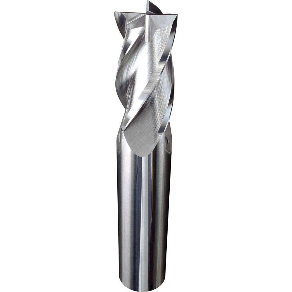 Square End Mill: 29/64" Dia, 1-1/4" LOC, 4 Flute, Solid Carbide