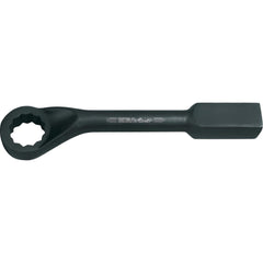 Slogging Box End Wrench: 2-1/2", 12 Point, Single End