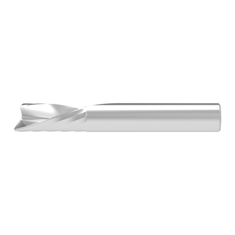 Corner Chamfer End Mill: 4.00 mm Dia, 20.00 mm LOC, 1 Flute, 0.05 mm Chamfer Width, Solid Carbide