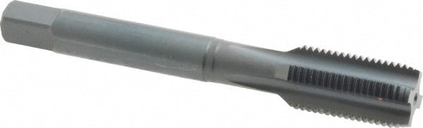 Straight Flute Tap: 1/2-20 UNF, 4 Flute, Modified Bottoming Chamfer, 2B Class of Fit, Powdered Metal, Nitride/Oxide Finish