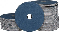 Fiber Disc:  5" Disc Dia, 60 Grit, Zirconia Alumina