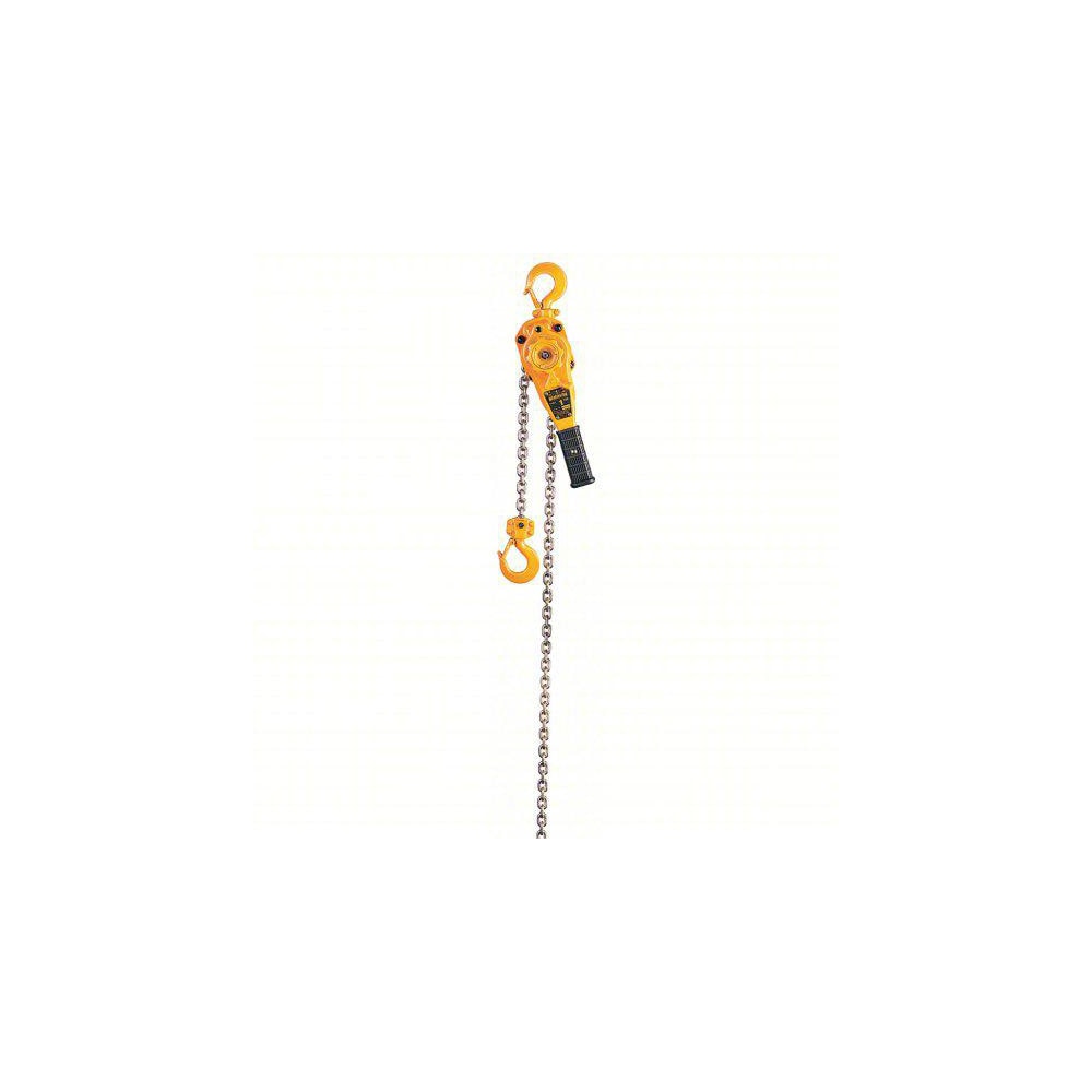 Manual Lever Hoist: 2000 lb Capacity, 10' Max Lift