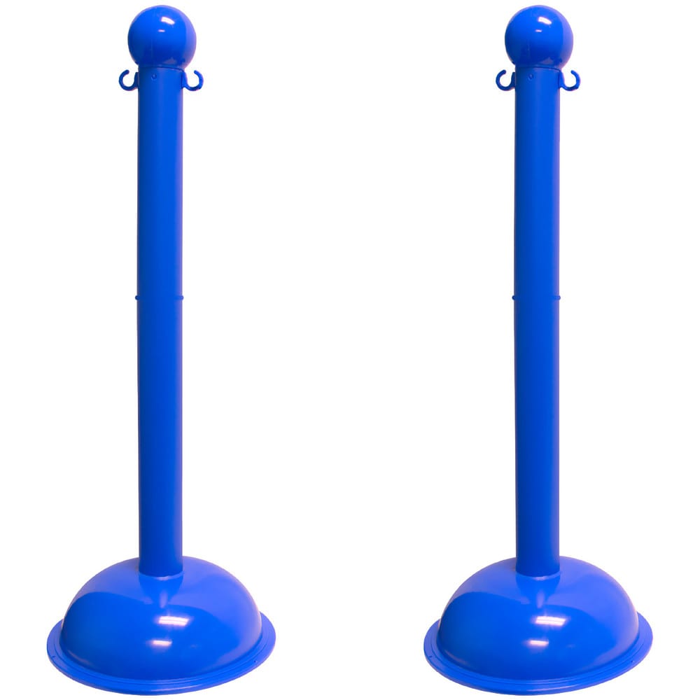 Barrier Posts; Post Type: Standard Post; Post Material: Polyethylene, Plastic; Base Material: Plastic; Surface Style: Solid Color