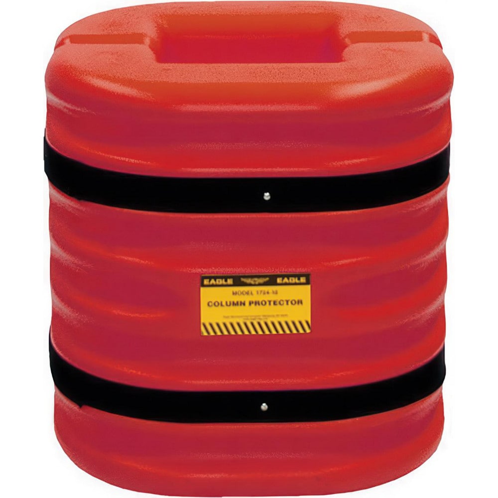 Column Protectors; Fits Column Size (Inch): 8; Material: Polyethylene; Height (Inch): 24; Fits Column Shape: Square; Width (Inch): 24; Depth (Inch): 24; Maximum Column Size: 8; Color: Red