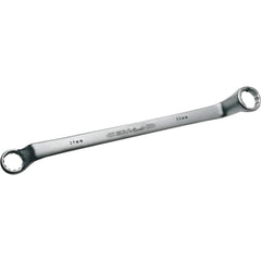 Offset Box End Wrench: 24 x 26 mm, 12 Point, Double End