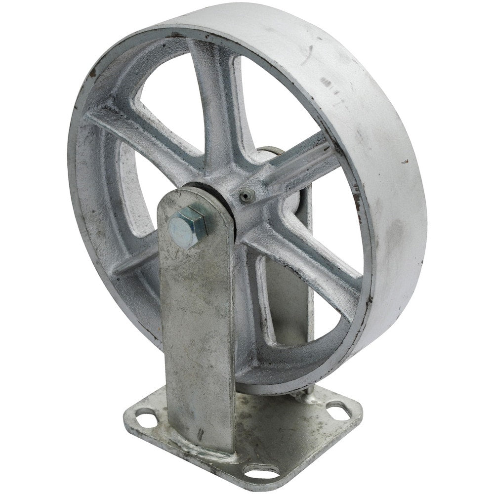 Caster Wheels; Wheel Diameter (Inch): 8; Mount Type: Plate; Wheel Width (Inch): 2