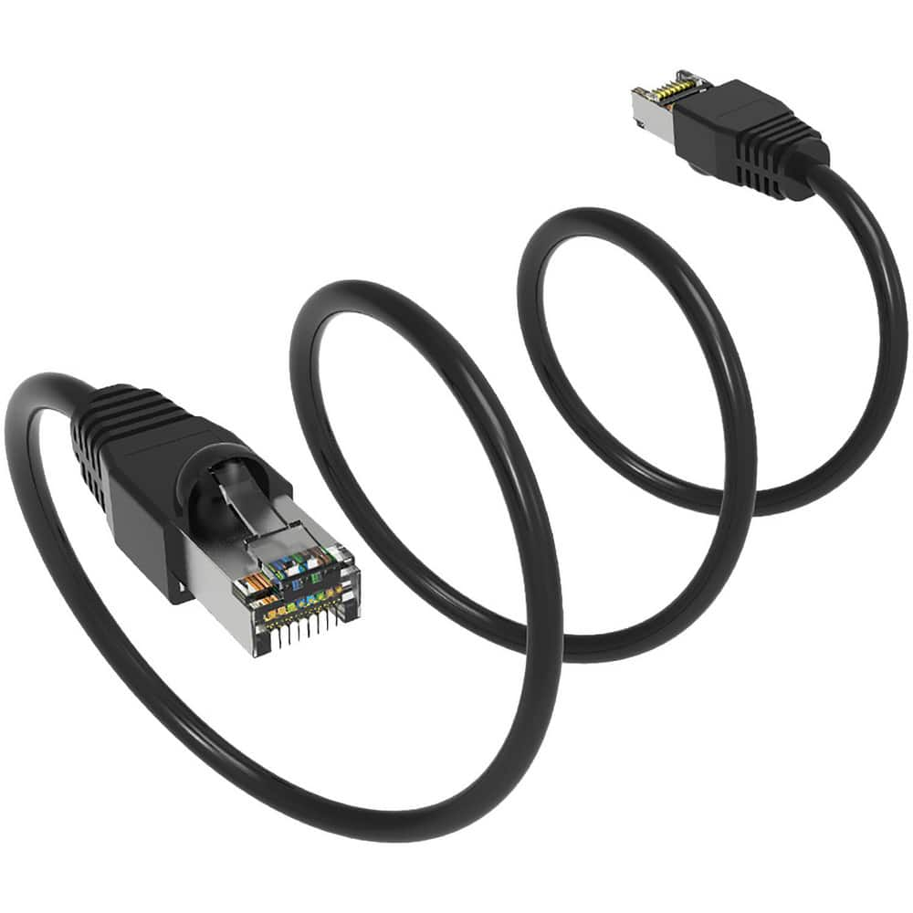 Brand: CompuCablePlusUSA / Part #: MRJ-L6AS-100BLK