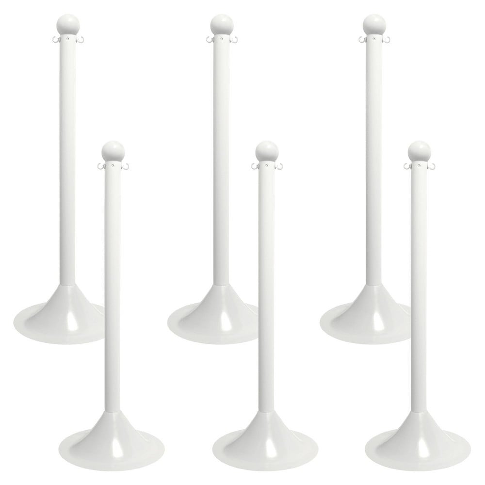 Barrier Posts; Post Type: Standard Post; Post Material: Polyethylene, Plastic; Base Material: Plastic; Surface Style: Solid Color