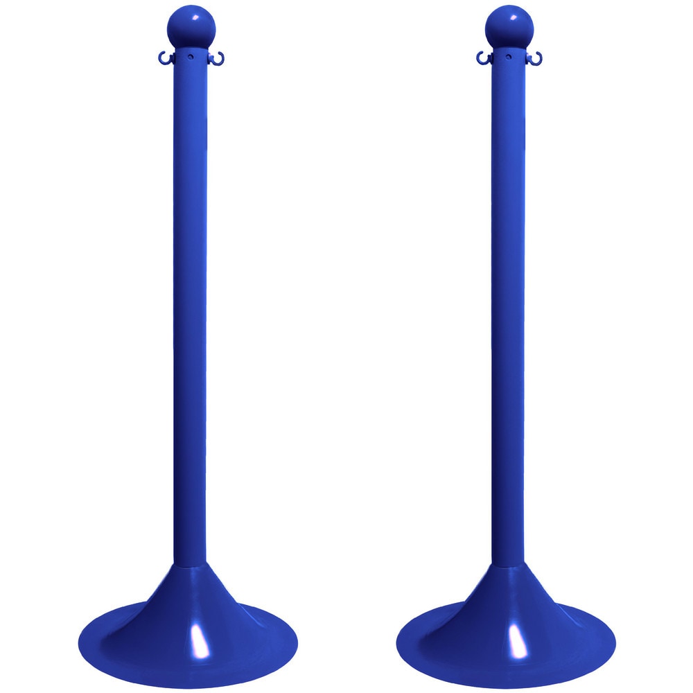 Barrier Posts; Post Type: Standard Post; Post Material: Polyethylene, Plastic; Base Material: Plastic; Surface Style: Solid Color