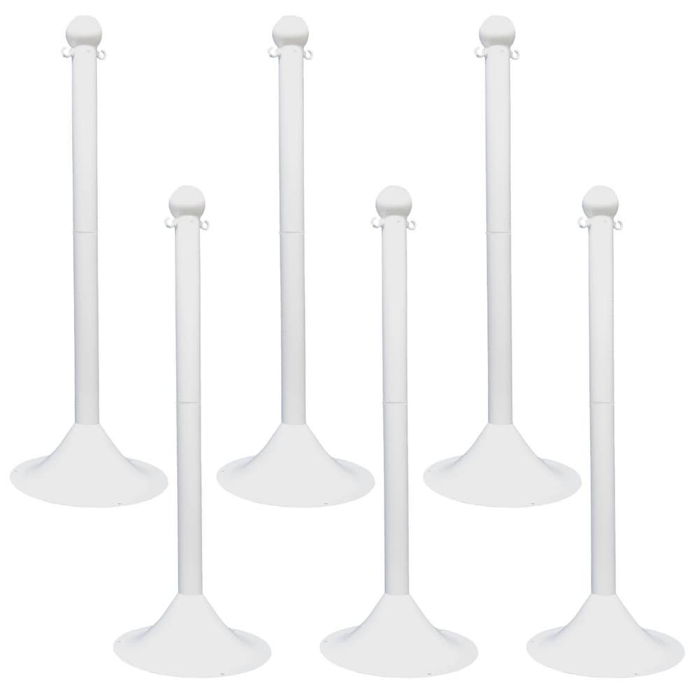 Barrier Posts; Post Type: Standard Post; Post Material: Polyethylene, Plastic; Base Material: Plastic; Surface Style: Solid Color