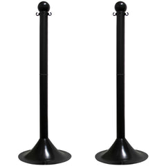 Barrier Posts; Post Type: Standard Post; Post Material: Polyethylene, Plastic; Base Material: Plastic; Surface Style: Solid Color