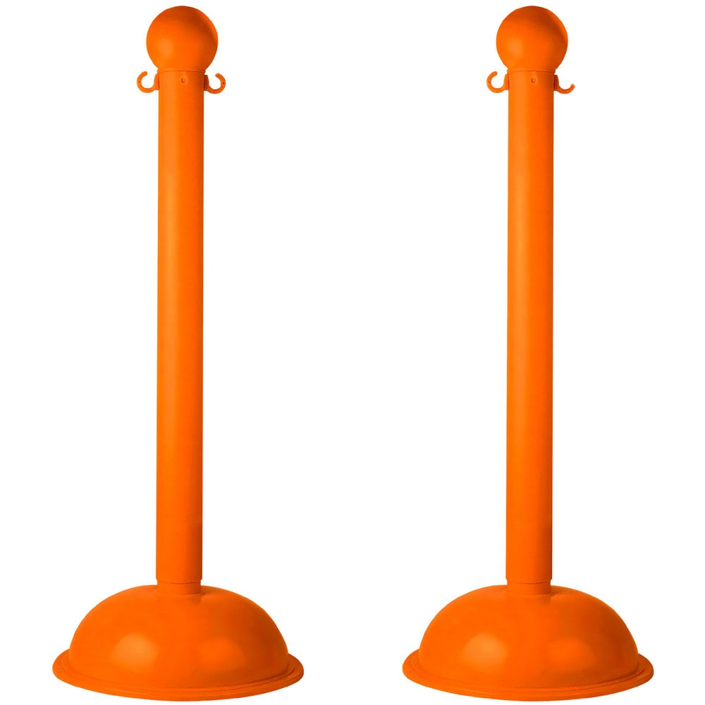 Barrier Posts; Post Type: Standard Post; Post Material: Polyethylene, Plastic; Base Material: Plastic; Surface Style: Solid Color