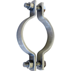 Pipe & Cable Clamps; Clamp Type: Medium Pipe Clamp; Clamp Color: Gray; Material: Carbon Steel; Nominal Pipe Size: 1