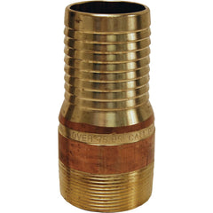 Combination Nipples For Hoses; Type: King Nipple; Material: Brass; Thread Standard: Male NPT; Thread Size: 1-1/2 in; Overall Length: 4.17 in; Epa Watersense Certified: No