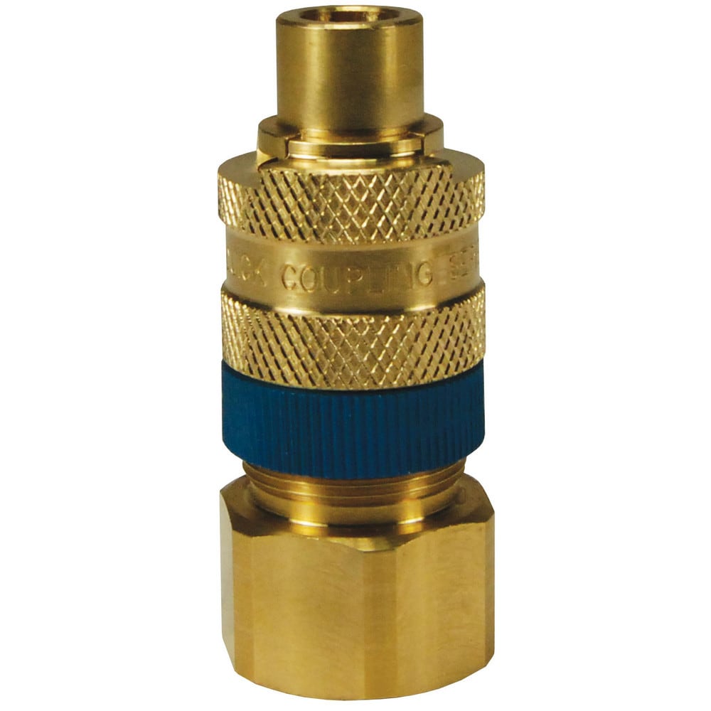 Pneumatic Hose Fittings & Couplings; Fitting Type: Plug; Type: Plug; Interchange Type: Bowes; Thread Type: NPTF; Material: Brass; Thread Standard: Female NPT