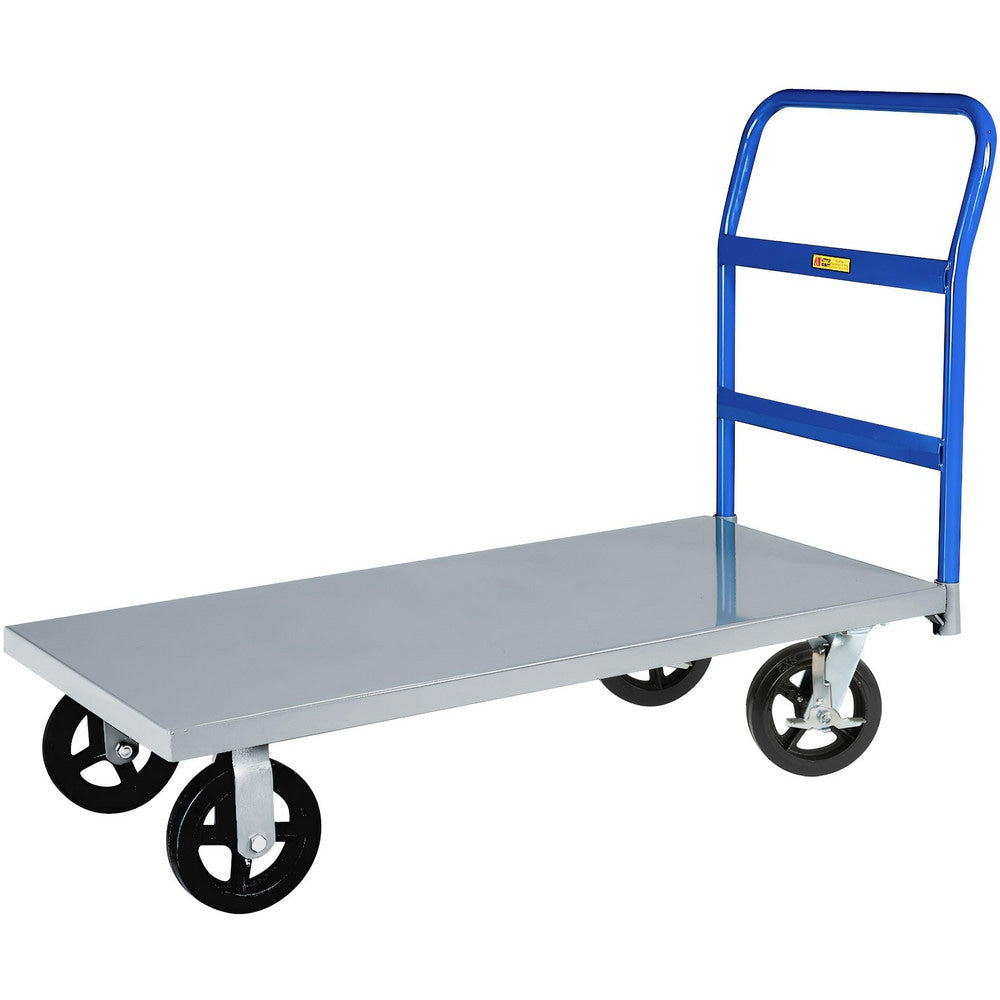 Heavy-Duty Platform Truck: 11" High, 72" Long, 30" Wide