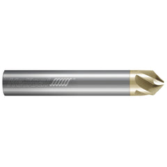 Chamfer Mill: 1" Dia, 1" Shank Dia, 90.00 deg, 5 Flute, Solid Carbide, Single End