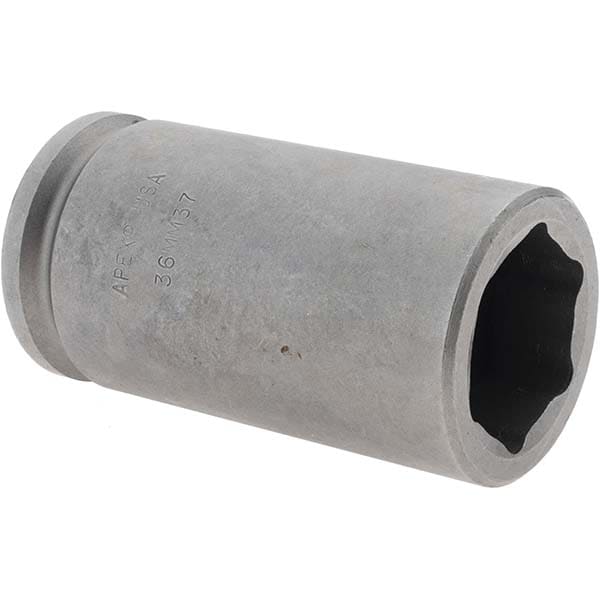 Impact Hex & Torx Bit Sockets; 36MM3/4SQ DR 6PT HEX IMPACT SOCKET