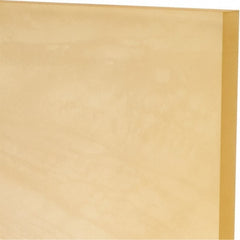 Plastic Sheet: Polyurethane, 3/8" Thick, 48" Wide, 1' Long, Natural