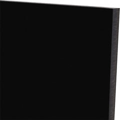 Plastic Sheet: Polyurethane, 1/2" Thick, 12" Wide, 1' Long, Black