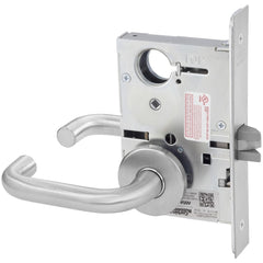 Lever Locksets; Lockset Type: Passage; Key Type: Keyed Different; Back Set: 2-3/4; Cylinder Type: None; Material: Metal; Door Thickness: 1-3/4; Finish: Satin Chrome