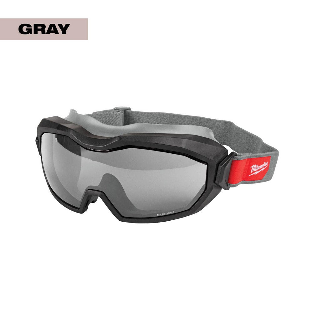 Safety Goggles:  Dust & Splash,  Anti-Fog & Anti-Scratch,  Gray  Polycarbonate Lenses