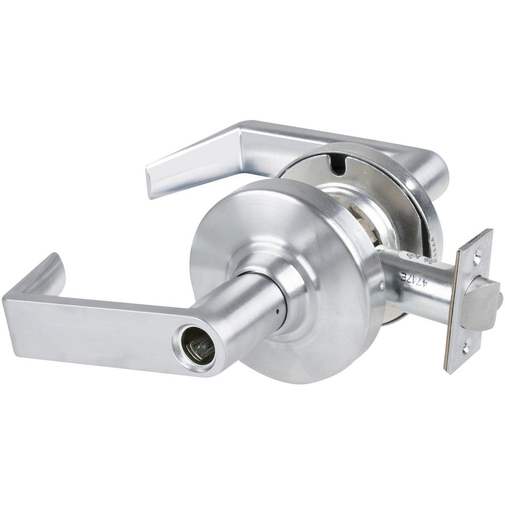 Lever Locksets; Lockset Type: Storeroom; Key Type: Keyed Different; Back Set: 2-3/4; Cylinder Type: Less Core; Material: Metal; Door Thickness: 1-5/8 - 2-1/8; Finish: Satin Chrome