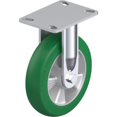 Top Plate Casters; Mount Type: Plate; Number of Wheels: 1.000; Wheel Diameter (Inch): 6; Wheel Material: Polyurethane; Wheel Width (Inch): 1-3/4; Wheel Color: Dark Gray