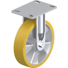 Top Plate Casters; Mount Type: Plate; Number of Wheels: 1.000; Wheel Diameter (Inch): 8; Wheel Material: Synthetic; Wheel Width (Inch): 2; Wheel Color: Gray