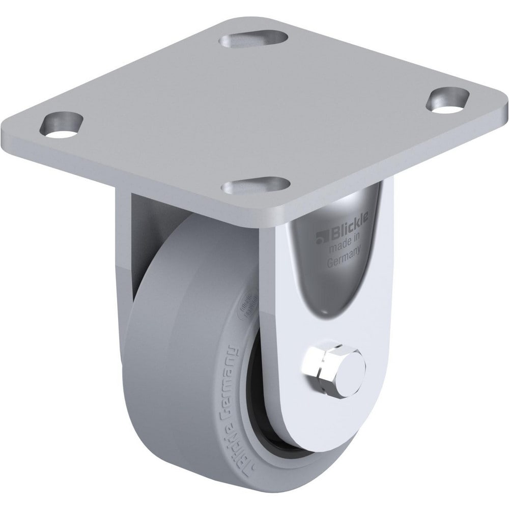 Top Plate Casters; Mount Type: Plate; Number of Wheels: 1.000; Wheel Diameter (Inch): 4; Wheel Material: Synthetic; Wheel Width (Inch): 1-3/16; Wheel Color: Dark Gray