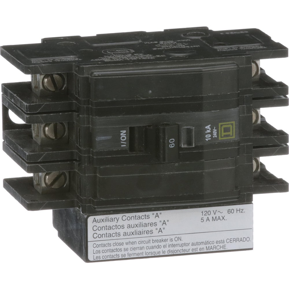 Circuit Breakers; Circuit Breaker Type: Miniature Circuit Breaker; Amperage: 60; Voltage: 240V; Wire Size (AWG): 14-2; Number Of Poles: 3; Tripping Mechanism: Thermal-Magnetic; Terminal Connection Type: Box Lugs; Phase: Single to Three