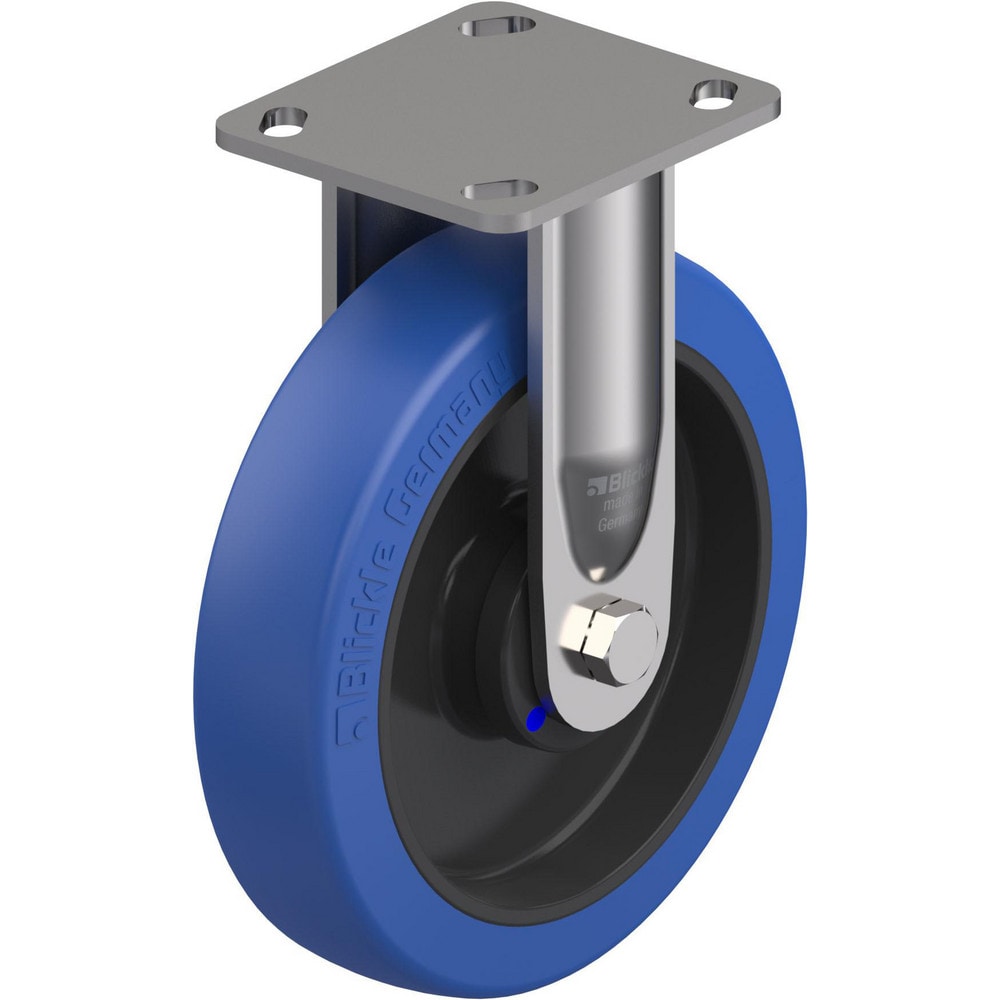 Top Plate Casters; Mount Type: Plate; Number of Wheels: 1.000; Wheel Diameter (Inch): 5; Wheel Material: Polyurethane; Wheel Width (Inch): 1-9/16; Wheel Color: Brown