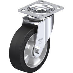 Top Plate Casters; Mount Type: Plate; Number of Wheels: 1.000; Wheel Diameter (Inch): 8; Wheel Material: Polyurethane; Wheel Width (Inch): 2; Wheel Color: Dark Gray