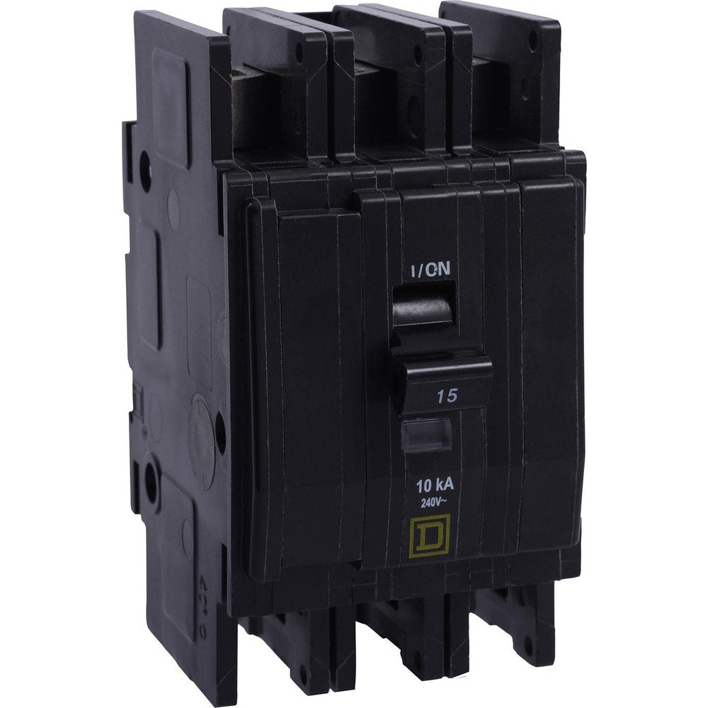 Circuit Breakers; Circuit Breaker Type: Miniature Circuit Breaker; Amperage: 15; Voltage: 240V; Wire Size (AWG): 14-2; Number Of Poles: 3; Tripping Mechanism: Thermal-Magnetic; Terminal Connection Type: Box Lugs; Phase: Single to Three