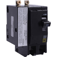 Circuit Breakers; Circuit Breaker Type: Miniature Circuit Breaker; Amperage: 100; Voltage: 120/240V; Wire Size (AWG): 4-2/0; Number Of Poles: 2; Tripping Mechanism: Thermal-Magnetic; Terminal Connection Type: Box Lugs; Phase: Single