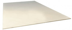 Plastic Sheet: Polypropylene, 1/2" Thick, 48" Wide, 4' Long, White