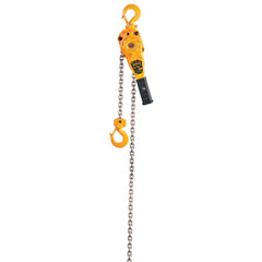 Manual Lever Hoist: 1500 lb Capacity, 15' Max Lift