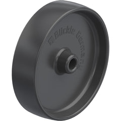 Rigid & Swivel Caster Wheel: Synthetic, 5" Dia, 1-1/4" Wide