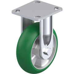 Top Plate Casters; Mount Type: Plate; Number of Wheels: 1.000; Wheel Diameter (Inch): 6; Wheel Material: Rubber; Wheel Width (Inch): 2; Wheel Color: Gray